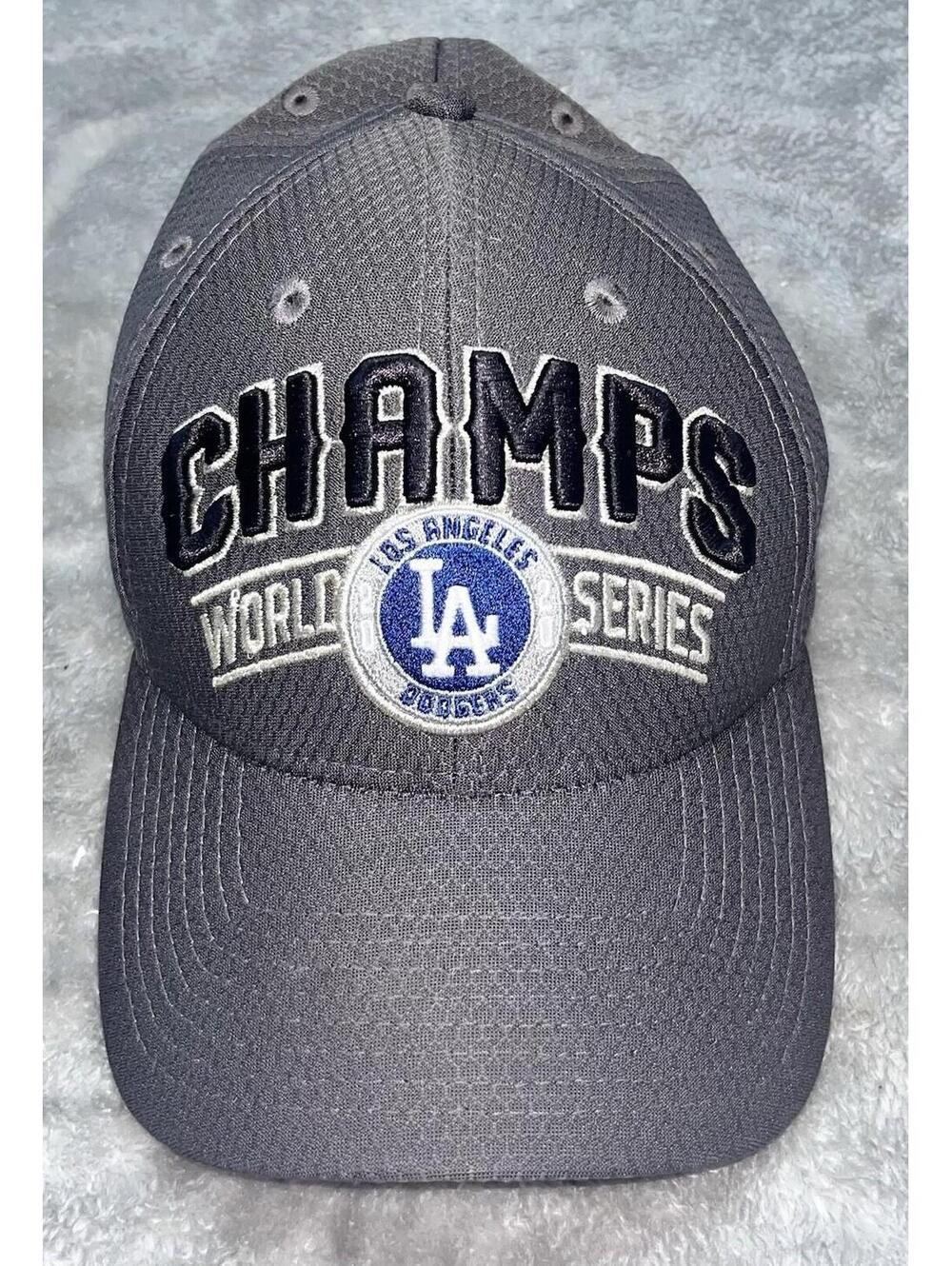 Los Angeles LA Dodgers 2020 World Series Champions New Era 39THIRTY Men's Hat